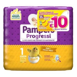 ⭐pampers 168 Pannolini - Pampers Progressi Newborn Pz.28 In 6 Confezioni⭐