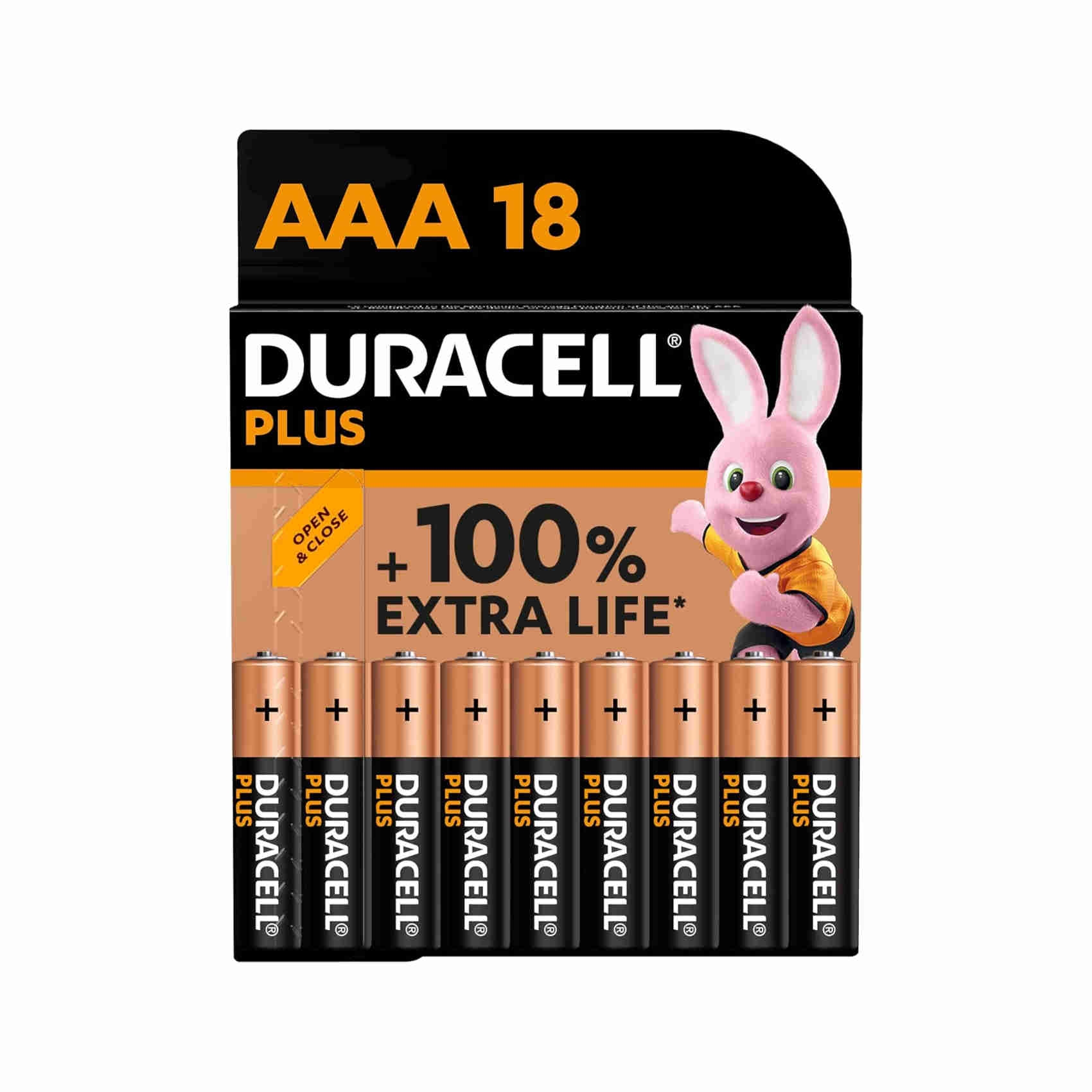 120 Pile Batterie Ministilo Aaa Duracell Plus Power (30 Blister Da 4 Pz)