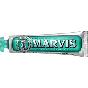 12pz Dentifricio Marvis Classic Strong Mint Gusto Menta Piperita Cura Denti 85ml
