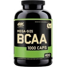 (193,52 €/ Kg) Optimum Nutrition Mega-size Bcaa 1000, 400 Capsule 255g + Bonus