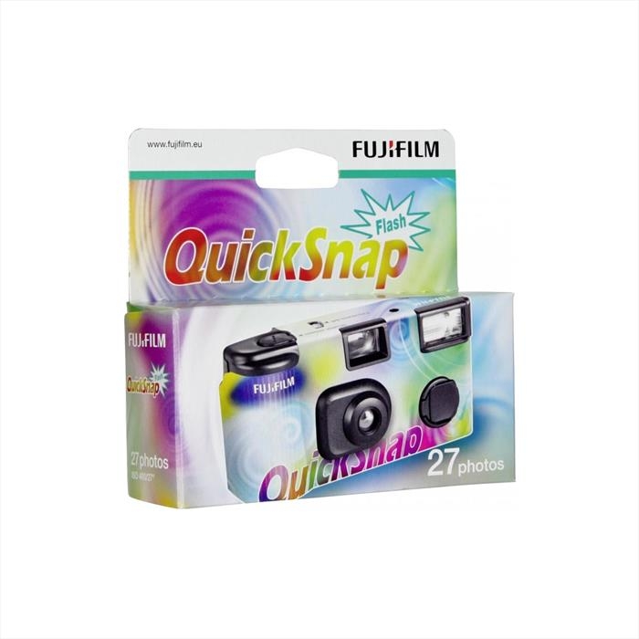 5 Fotocamere Monouso Flash Fujifilm Quicksnap, 27 Immagini, Con Flash