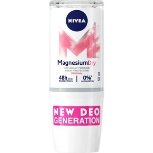 6 Nivea Deo Magnesium Dry Original Roll-on Donna 50ml 48h Deo Protection