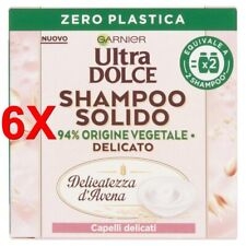 6 X Ultradolce Garnier Solido Shampoo 60 Gr. Delicatezza