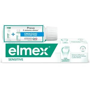6pz Elmex Sensitive Kit Denti Sensibili Dentifricio 75 Ml + Collutorio 100ml