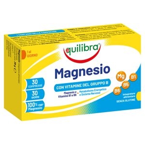 6x Equilibra Integratore Magnesio Con Vitamine Del Gruppo B Contro La Stanchezza
