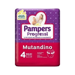 76 Pannolini - Pampers Progressi Mutand.maxi Pz.19 In 4 Confezioni Pampers Mult
