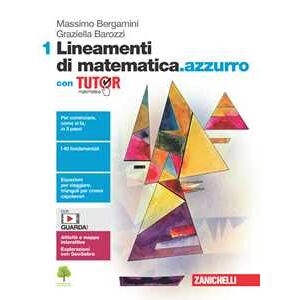 9788808474384 Bergamini Massimo; Barozzi Graziella Lineamenti Di Matematica Azzu