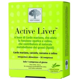 Active Liver Integratore Alimentare 30 Compresse New Nordic