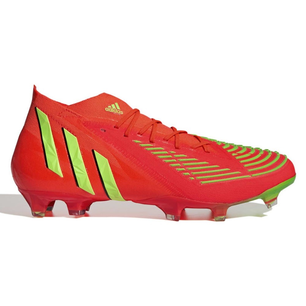 adidas edge .1 fg rosso verde - scarpe da calcio uomo eur 40 2/3 / uk 7 donna