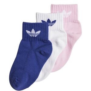 Adidas Originals Ankle - Calzini Corti - Bambino Blue/white/pink S