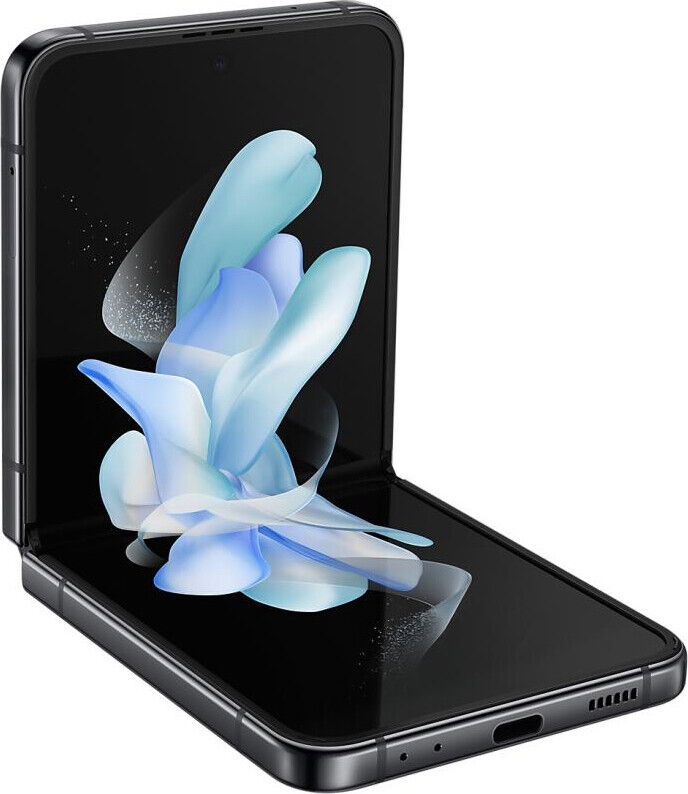 Aglow.it Samsung Z Flip4 5g Graphite 8+256gb Smartphone Sim Free Android, Telefo