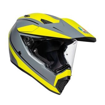 agv ax9 - casco touring pac. r. m. grey/yellow f/black