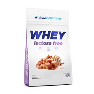 Allnutrition Whey Lactose Free, Proteine Del Siero Di Latte Senza Lattosio – Caramello, 700 G