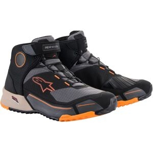 Alpinestars Cr-x Drystar Scarpe Moto Sneaker Nero / Braun / Arancione