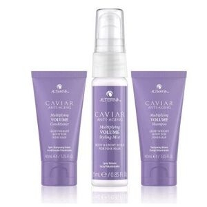 Alterna Caviar Anti-aging Multiplying Volume Trial Kit Shampoo 40ml Conditioner 40ml Styling Mist 25ml