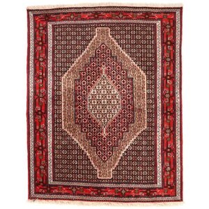Annodato A Mano. Provenienza: Persia / Iran 123x157 Tappeto Senneh Tappeto Orientale Rosso/rosso Scuro (lana, Persia/iran)