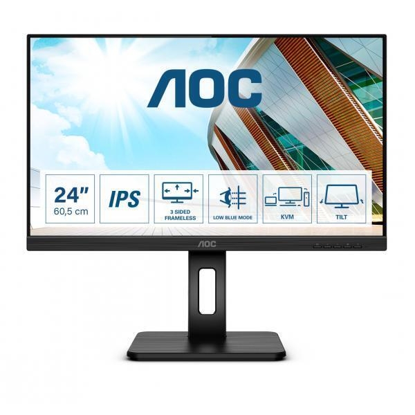 Aoc Monitor 24p2c 60 Cm (23,8 Pollici) (hdmi, Displayport, Docking Station