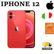 apple iphone 12 6.1 64gb 5g italia red nero uomo