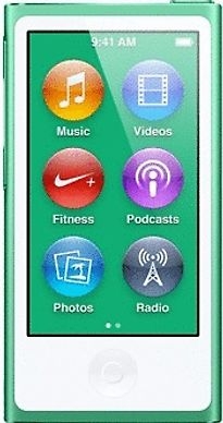 apple ipod nano 7g 16gb verde nero