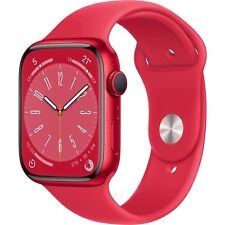 apple watch series 8 gps 45mm alluminio (product)red bianco uomo