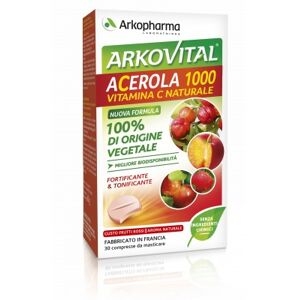 Arkofarm Srl Arkopharma Acerola 1000 Integratore Alimentare 30 Compresse Masticabili
