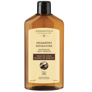 Athena's - L' Erboristica Shampoo Riparatore Ai Semi Di Lino E Burro Di Karité 300 Ml Female