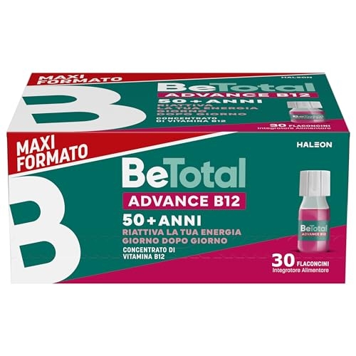 Be-total Advance B12 Integratore Con Vitamina B12, Niacina E Zinco, Supporto Per