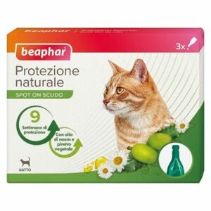 Beaphar (+m) - Spot On Protezione Naturale Gatto 12 Pipette - Antiparassitario