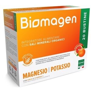 Biomagen 80 Bustine Promo - Magnesio, Potassio, Zinco, Papaya E Vitamina C