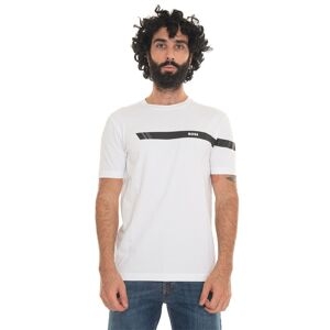 Boss T-shirt Girocollo Mezza Manica Tee2 Bianco Uomo Xxl