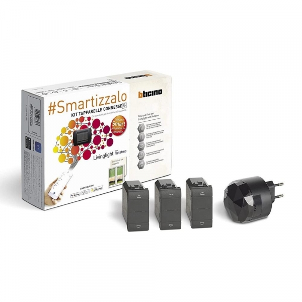 Bticino Kit Tapparelle Connesse Livinglight Smart Sl3602kit, Composto Da 1 Gatew