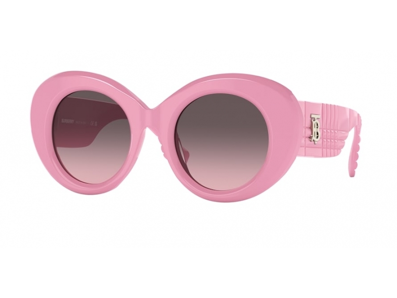 burberry occhiali da sole be4370u cod. colore 40295m rotondi rosa donna