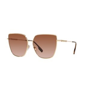 burberry occhiali da sole be3143 cod. colore 110913 squadrata oro chiaro donna