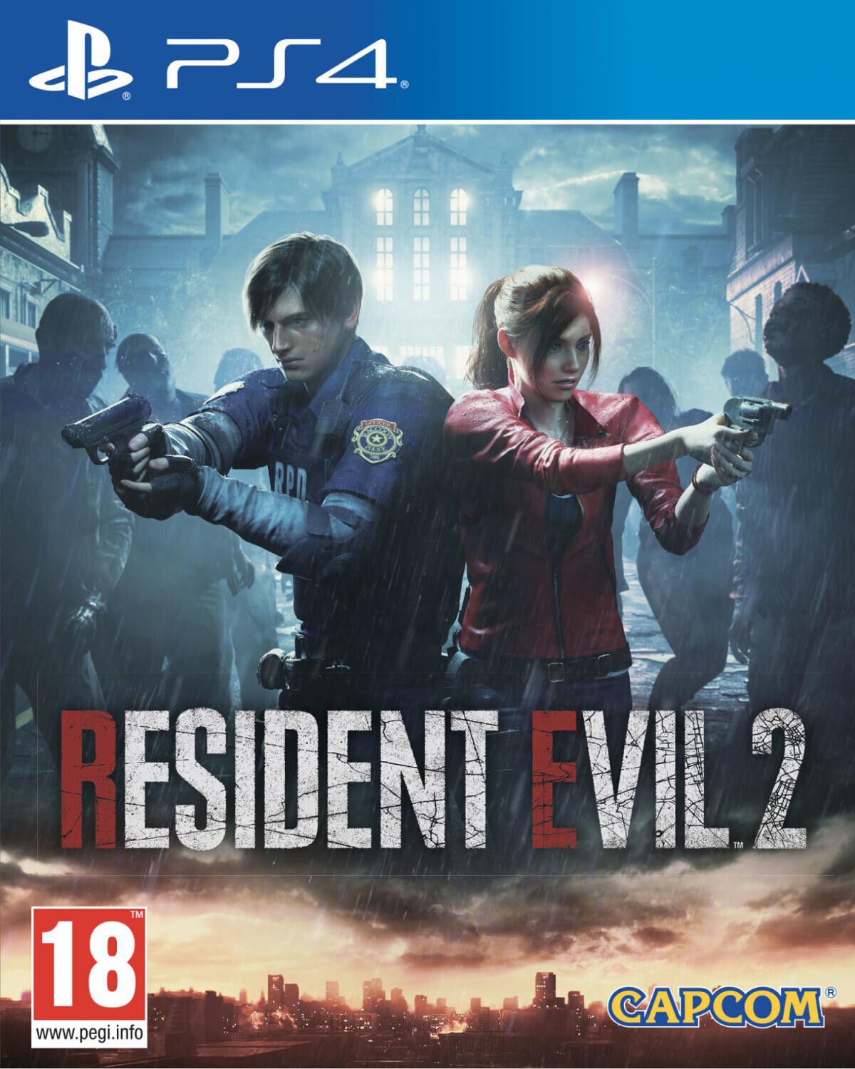 ⭐capcom Ps4 Resident Evil 2 Europa