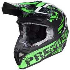 Casco Helmet Cross Exige Zx7 Verde Nero Premier Size S