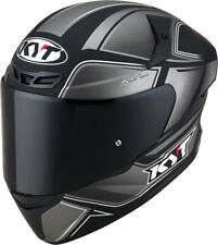 Casco Helmet Integrale Kyt Tt Course Tourist Matt Black Grey Nero Opaco Gr Tg Xl