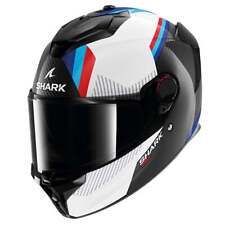 Casco Moto Shark Spartan Gt Pro Carbon Full Face Dokhta Bianco/blu/rosso