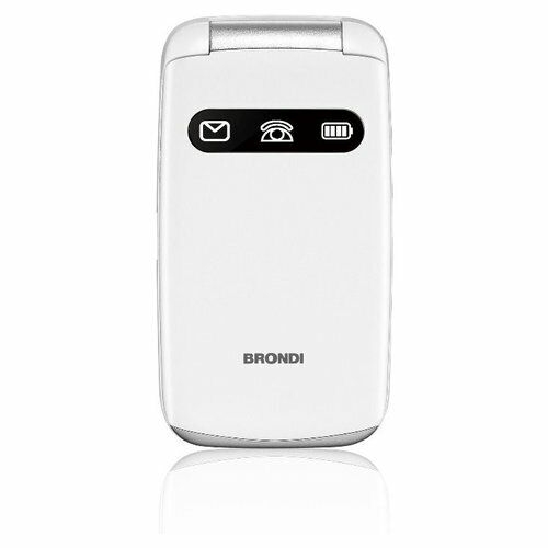 Cellulare Brondi 10277001 Amico Favoloso Dual Sim Bianco Bianco