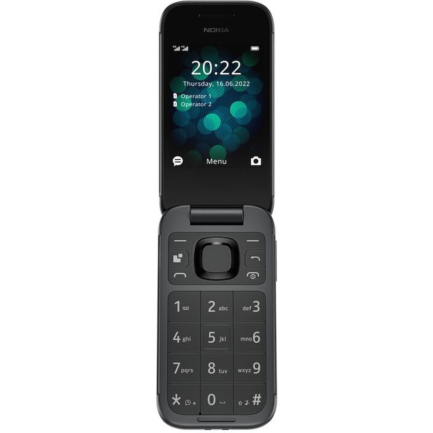 Cellulare Nokia 1gf011opa1a01 2660 Flip 4g Dual Sim Black Black