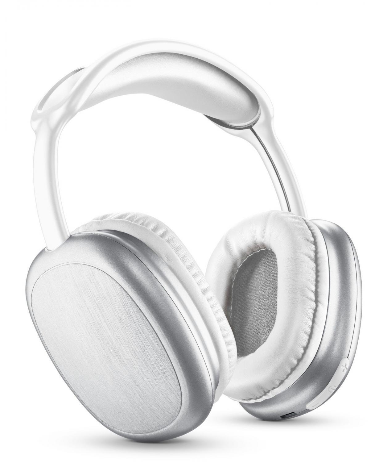 Cellularline Music Sound Headphones Maxi2 Cuffie Wireless Bluetooth Bianco