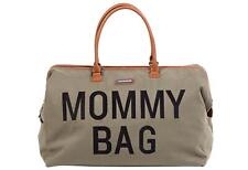 Childhome Mommy Bag Borsa Fasciatoio Kaki 55x30x40 Cm Con Materassino