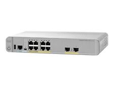 cisco - switching cisco ws-c3560cx-8pt-s switch di rete gestito gigabit ethernet (10/100/1000) supporto power over (poe) bianco uomo