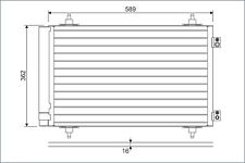 Condensatore Aria Condizionata Per CitroËn C8 Jumpy/van/piattaforma/telaio Spedizione 