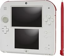 Console Nintendo 2ds White & Red Blanc Rouge System Pal Neuf New Sealed Neu Eur 