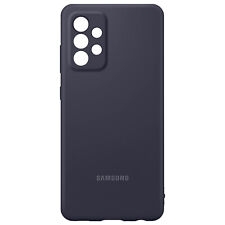 Cover Samsung Galaxy A72 Semi-rigida Interno Rialzato Originale Nero