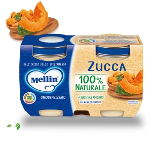 Danone Nutricia Spa Soc.ben. Mellin-omo Zucca 2x125g