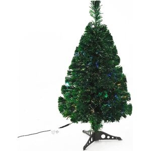 Dechome Albero Di Natale Con 90 Rami In Pvc E Fibra Ottica 90 Cm Verde - 830174