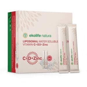 Ekolife Natura Vitamine C + D3 + Zinco Liposomiali, 21 X 5 G