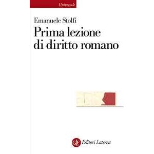 Emanuele Stolfi Prima Lezione Di Diritto Romano