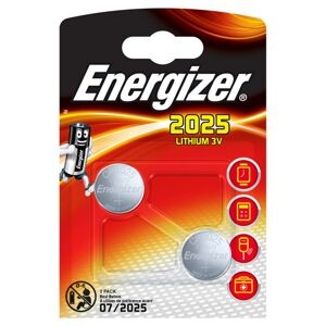 Energizer Cr2025 (2 Pz.) Cr2025 Blister 2 Litio 3,0 Volt (quantità: 10 Pezzi Ciascuno